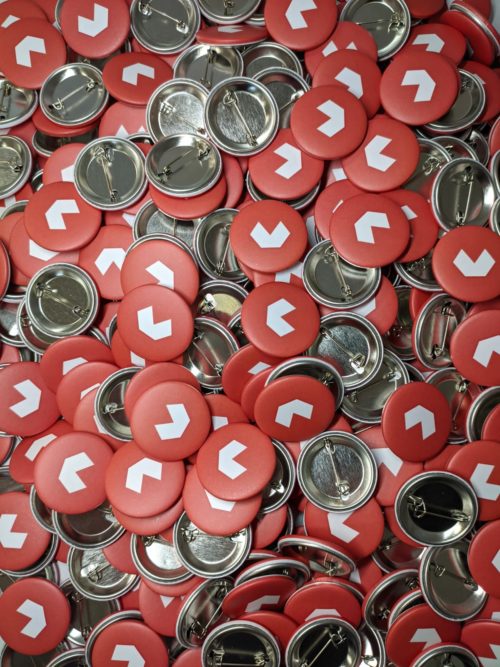chapas promocionales
