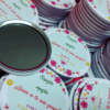 Chapas personalizadas de 59 o 75 mm con espejo