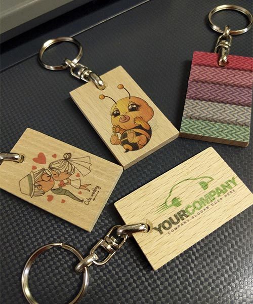 Llaveros de madera personalizados - Chapea