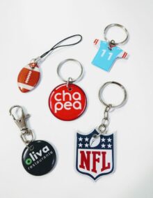 Llaveros con formas personalizadas