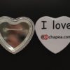 chapas corazon alfiler